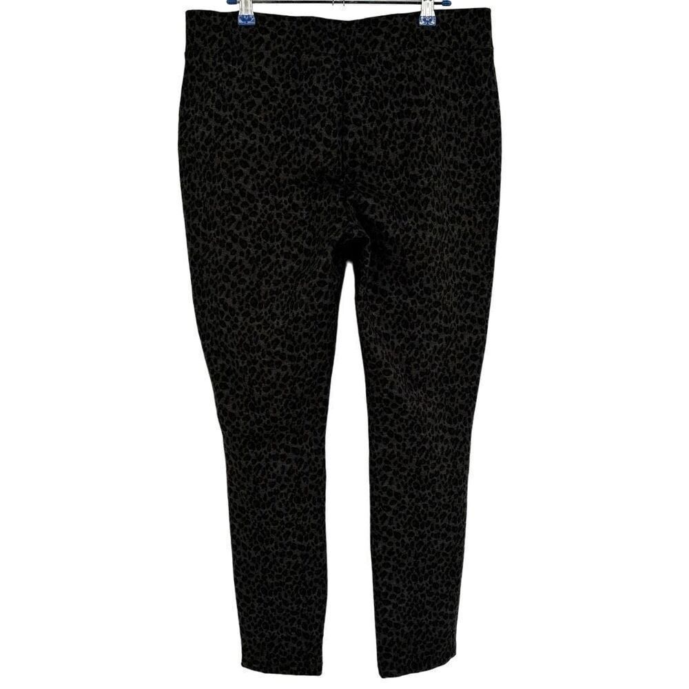 NYDJ Lift Tuck Technology Jodie Ponte Knit Animal Print Legging Pants‎ Size 10 - Picture 5 of 11